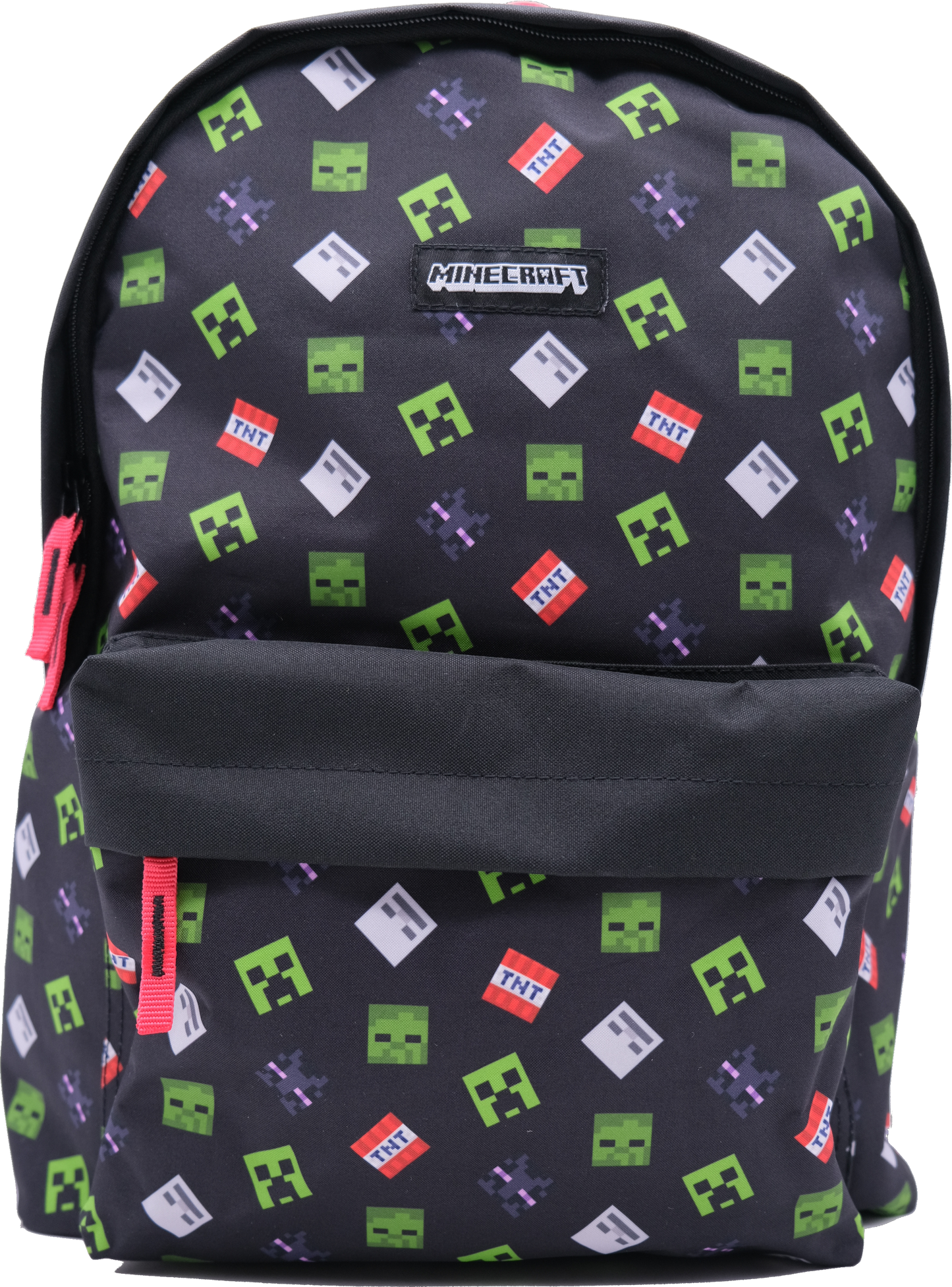 Minecraft Ryggsäck svart med logotyper 17L (43x31x13cm)
