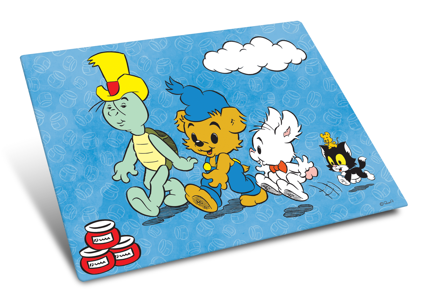 Bamse Dækserviet i plast