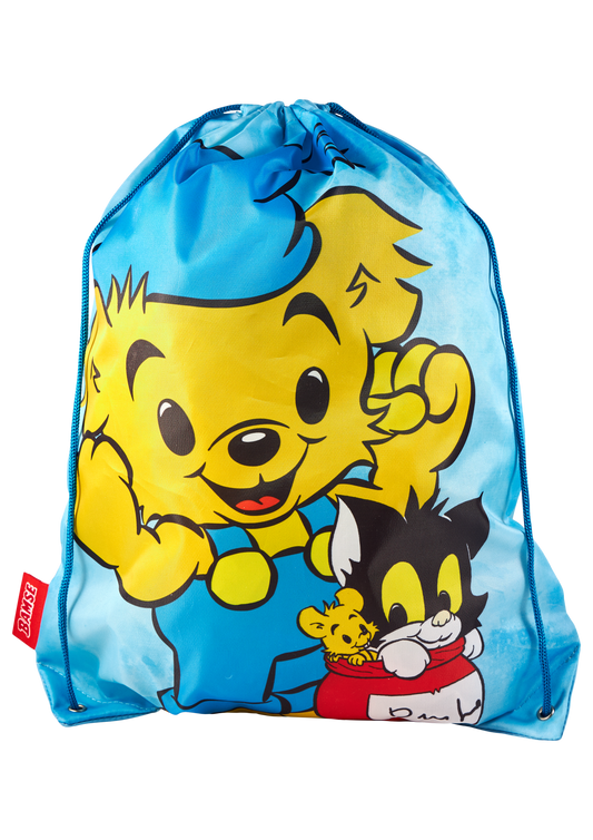 BAMSE HAPPY FRIENDS drawstring gym bag 35 x 45 cm