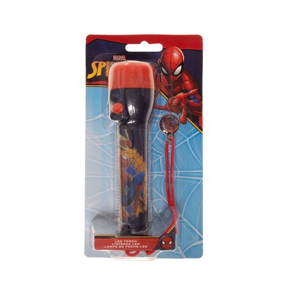 Spiderman flashlight with LED light