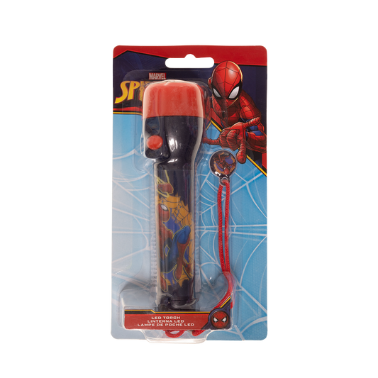 Spiderman ficklampa med LED-ljus