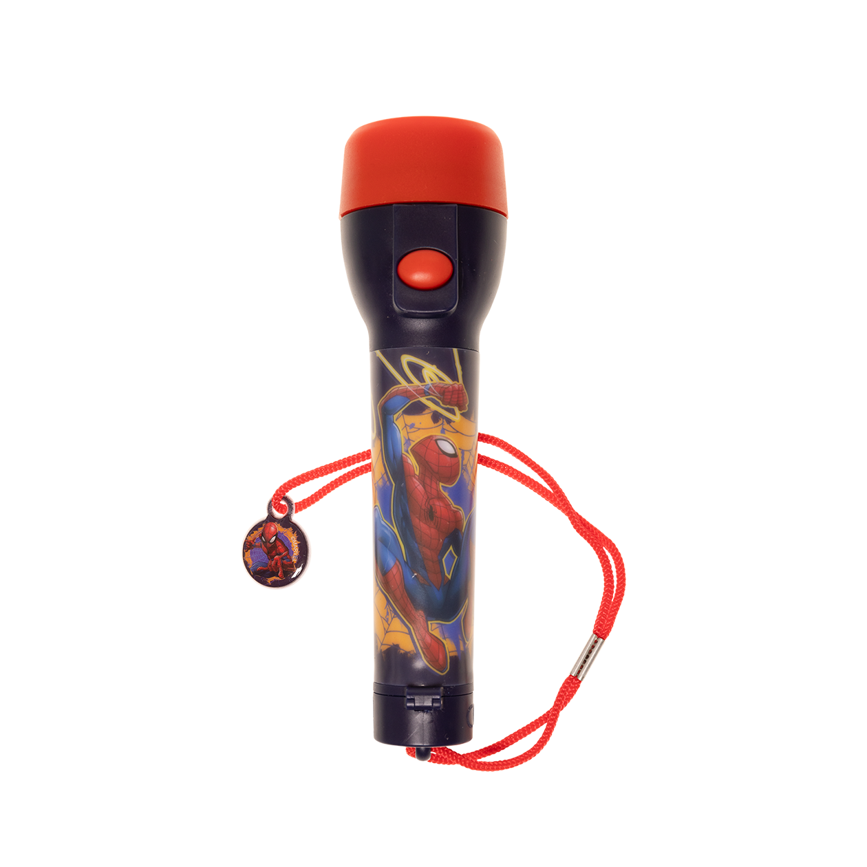 Spiderman flashlight with LED light