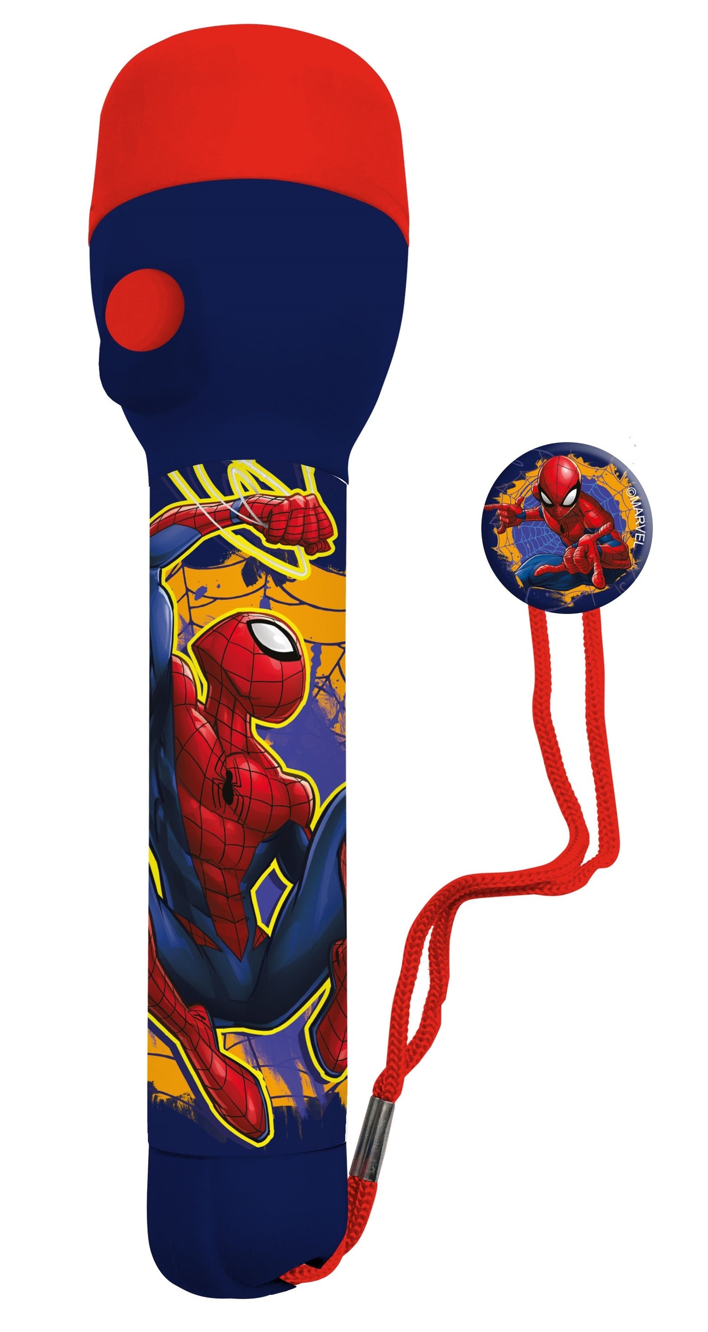 Spiderman lommelygte med LED lys