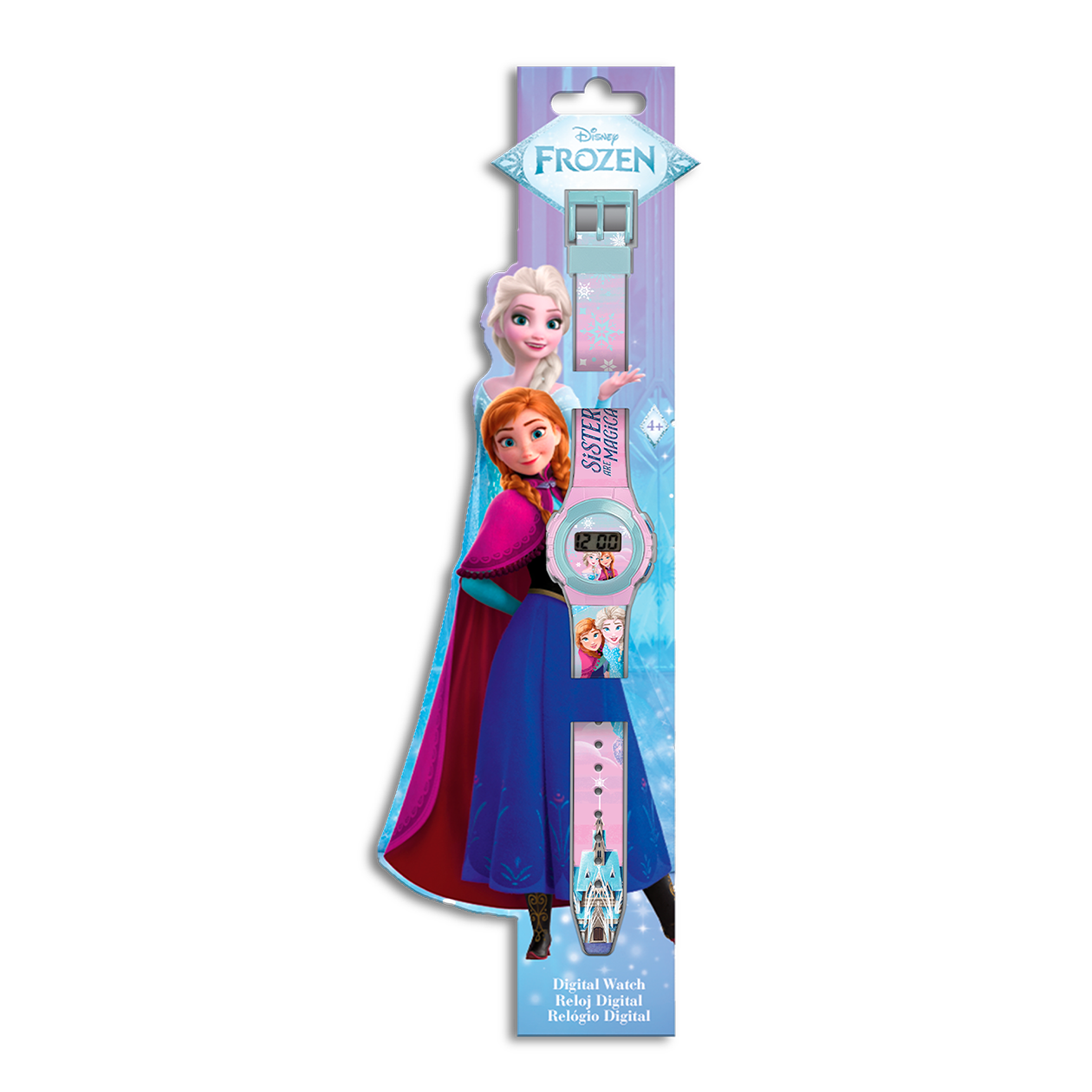 Frozen digitalt armbåndsur pink
