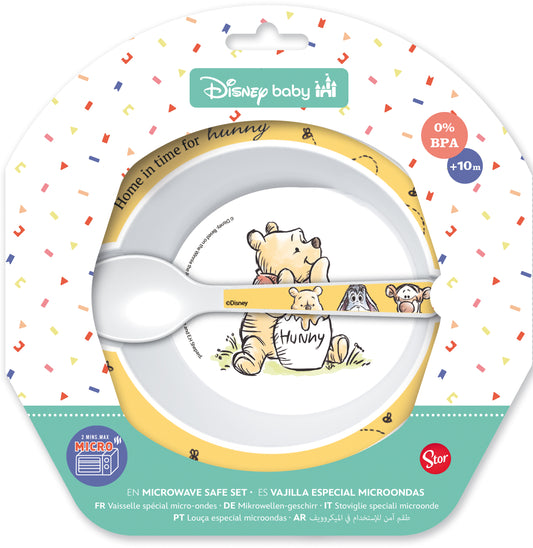 BABY, Toddlers 2 pcs. SET, bowl + spoon, WTP