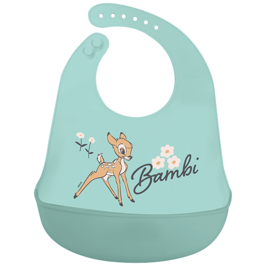 BABY, Toddler 100% silicone Bib, Disney Bambi
