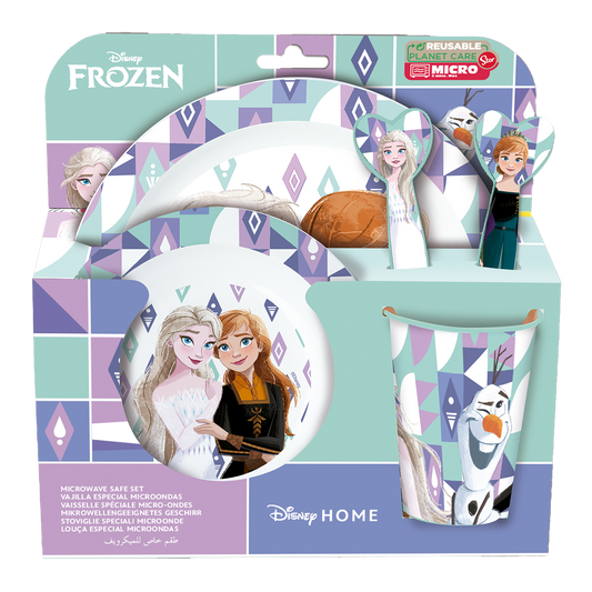 FROZEN 5-pcs. kids microwavable set