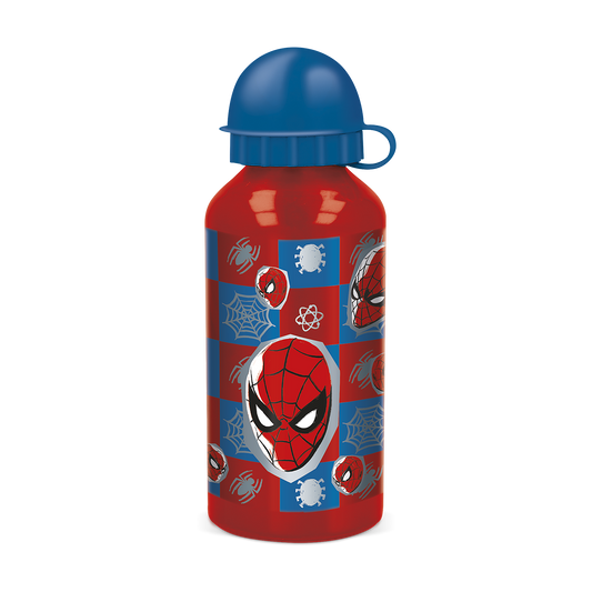 Spiderman vattenflaska, aluminium 400 ml