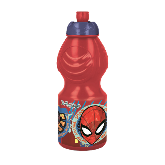 Spiderman sports vandflaske 400ml, Rød