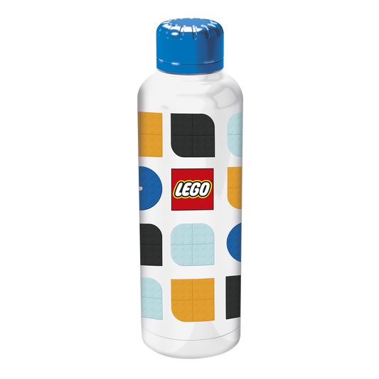 LEGO® Isoleret rustfrit stål Drikkedunk 7,3 x 7,3 x 24,2 cm - 515 ML