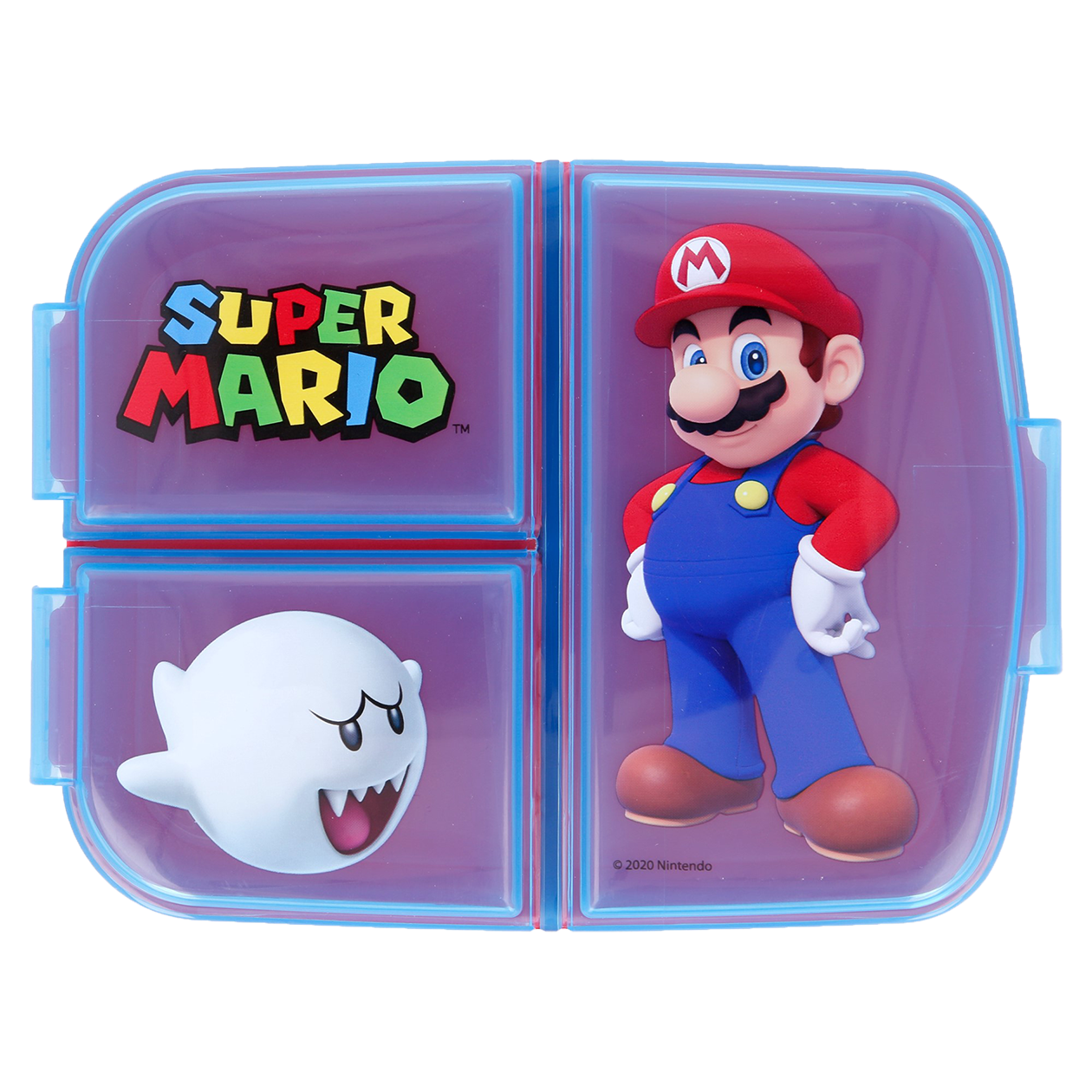 SUPER MARIO multi compartment sandwich box, 18x13