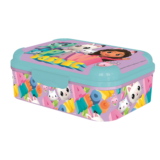 GABBY'S DOLLHOUSE Asker Lunch Box, 17 x 13.5 x 6.2 cm
