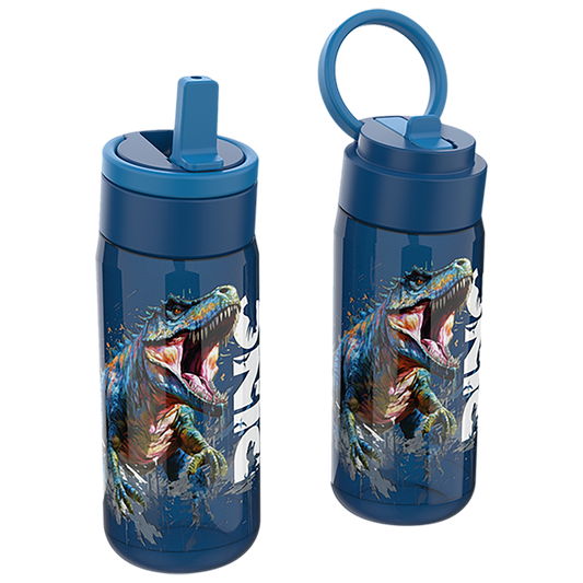 Lunch T-Rex blå drikkedunk 500 ml