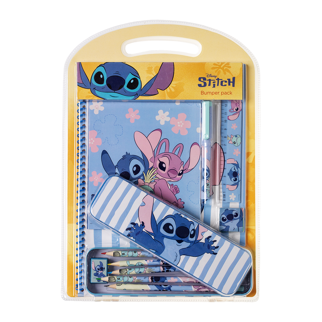 STITCH Bumper sæt m/ tin dåse og notesbog