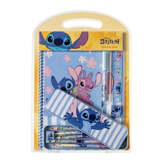STITCH Bumper sæt m/ tin dåse og notesbog