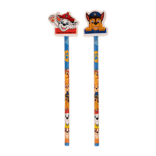 Paw Patrol 2 oslipade pennor med sudd på toppen