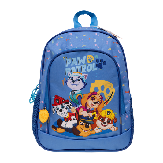 Paw Patrol Junior backpack with 2 front pockets and 2 mesh side pockets