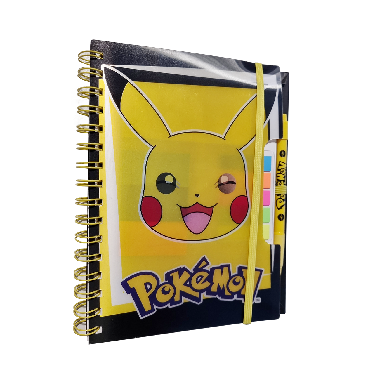 POKÉMON, Notesbog med lentikulært omslag og pen