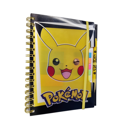 POKÉMON, Notesbog med lentikulært omslag og pen