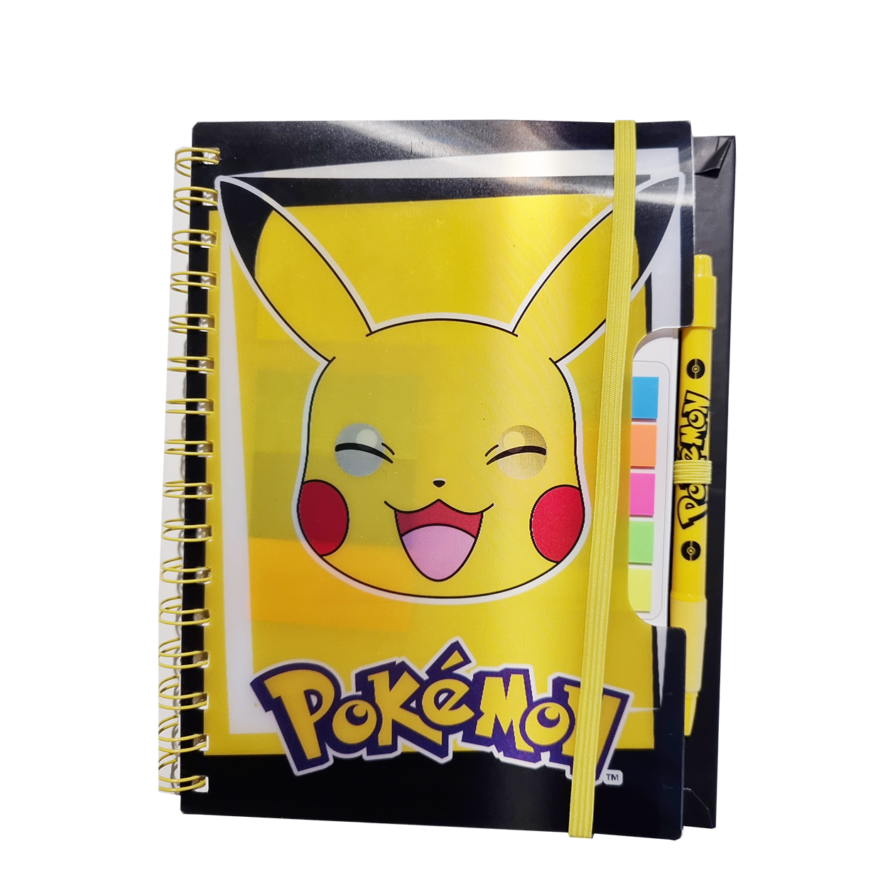POKÉMON, Notesbog med lentikulært omslag og pen