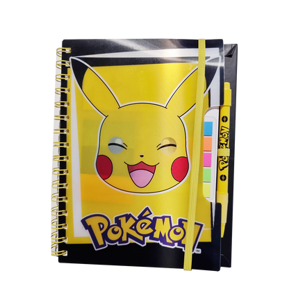 POKÉMON, Notesbog med lentikulært omslag og pen
