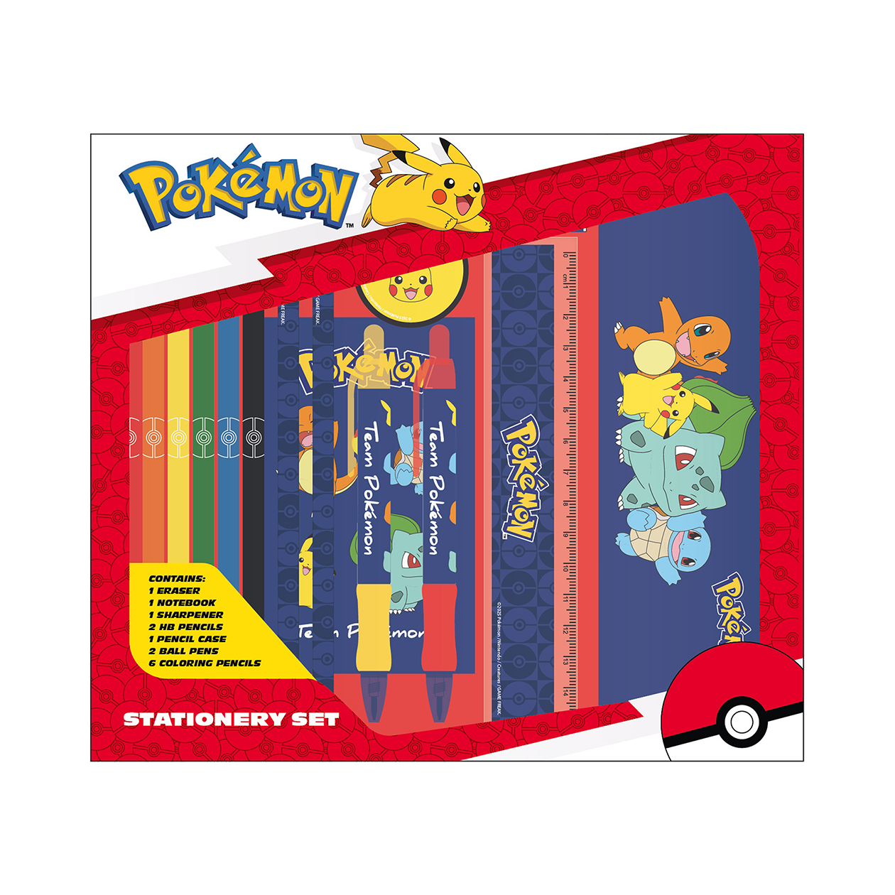 POKÉMON Skrivesæt med penalhus