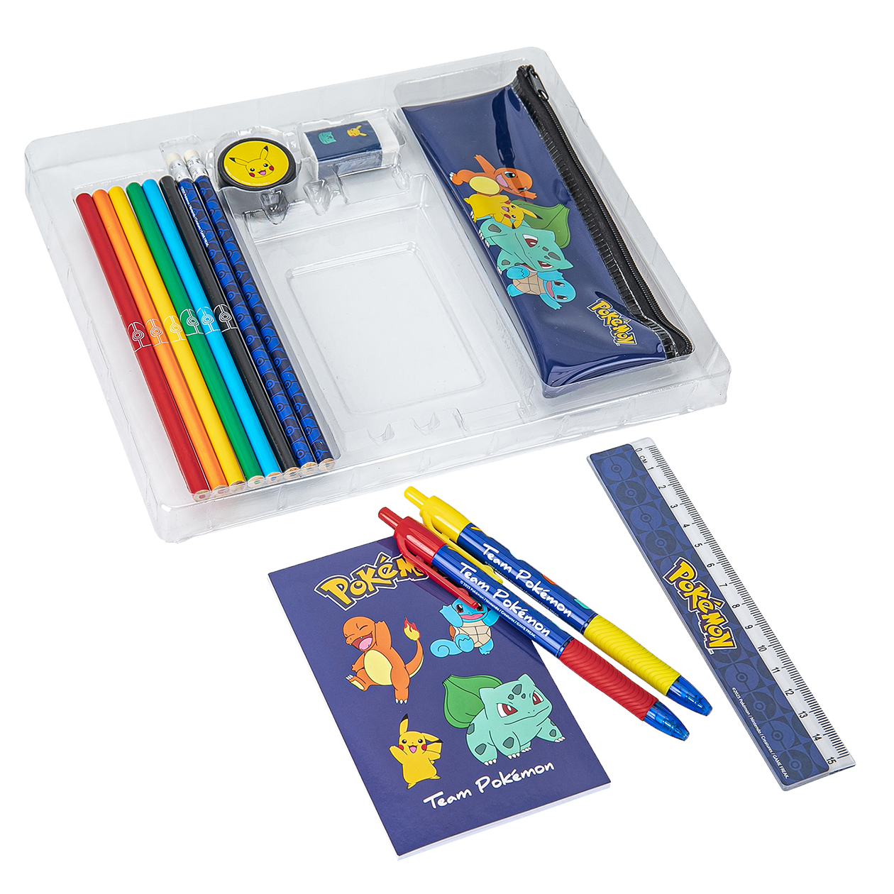 POKÉMON Writing set with pencil case