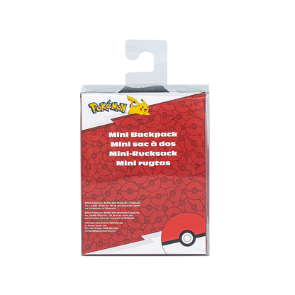 POKÉMON, Miniryggsäck med karbinhake, H10,5 cm - 24 st./CDU