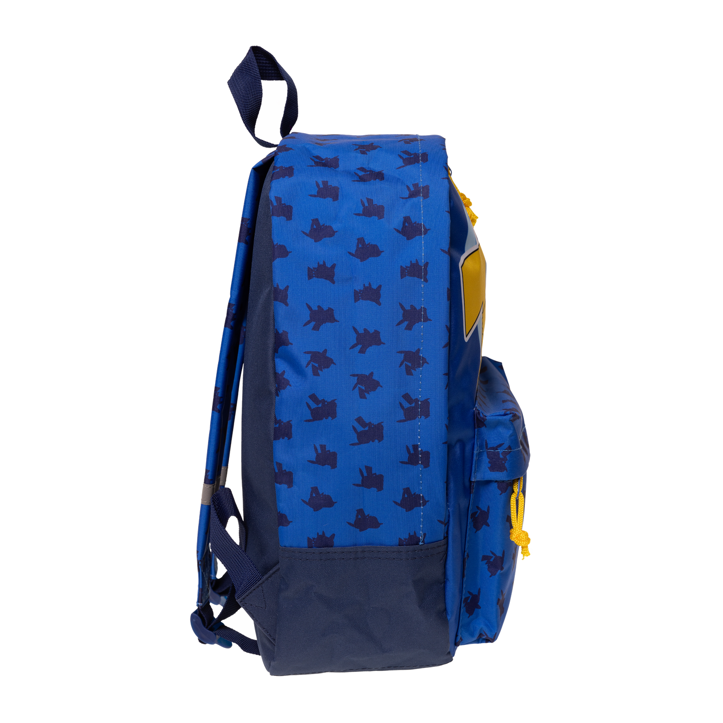 Pokémon Rygsæk med firkantede front lommer,  300D nylon. H 38 cm, W 28, D 13 cm, volume ca. 13 liter