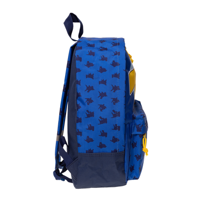 Pokémon Rygsæk med firkantede front lommer,  300D nylon. H 38 cm, W 28, D 13 cm, volume ca. 13 liter