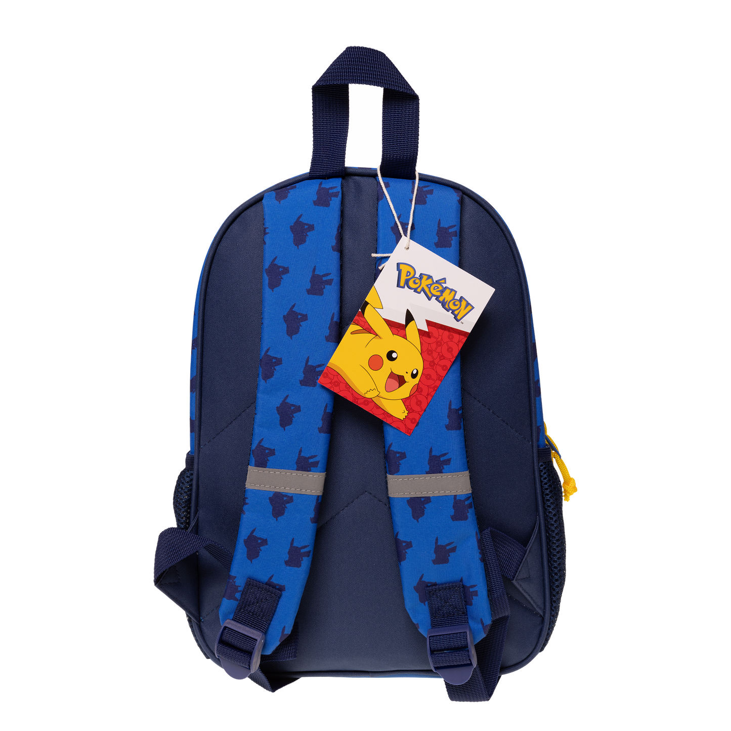 Pokémon Junior backpack with 2 front pockets with zip and 2 side pockets in mesh