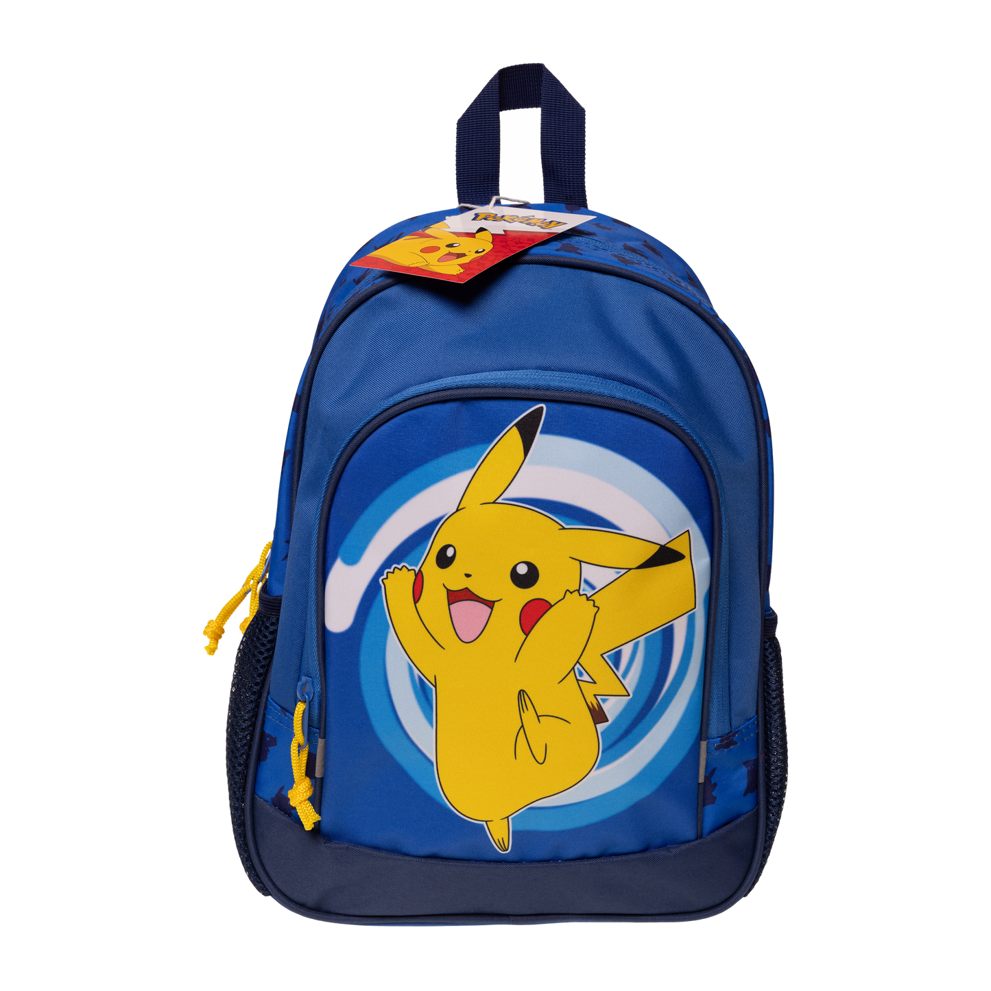Pokémon Junior backpack with 2 front pockets with zip and 2 side pockets in mesh