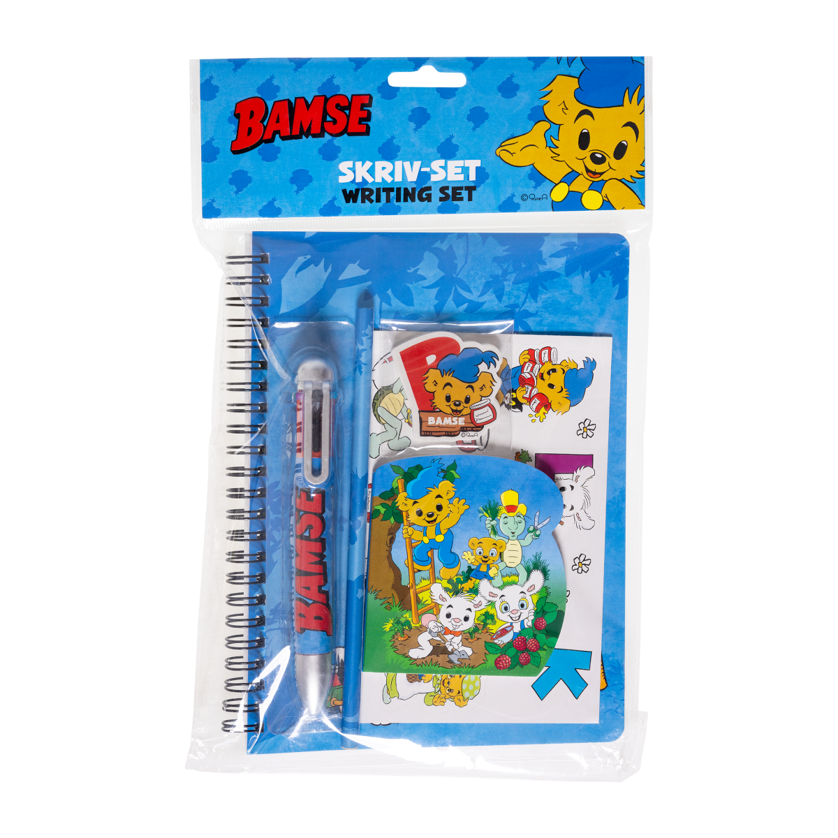 BAMSE, Writing set w/multi-col- pen