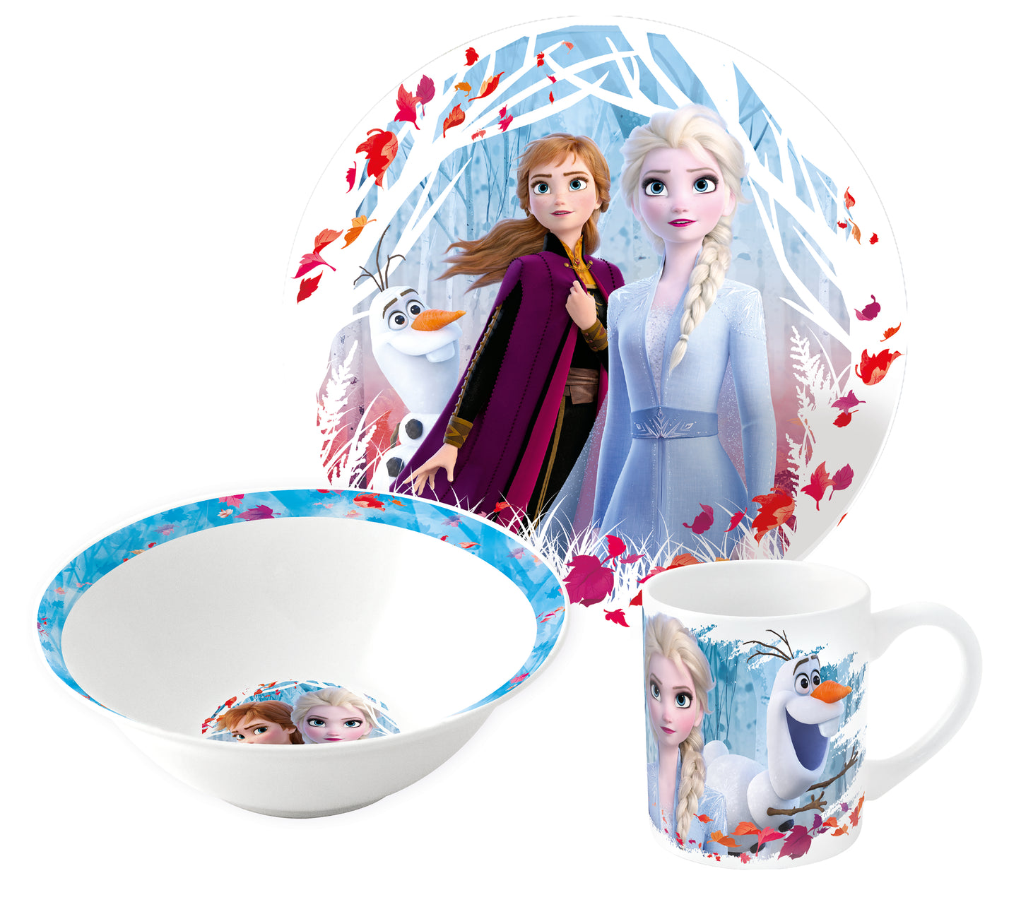 Disney Frost 3-delat keramiskt matsalsset
