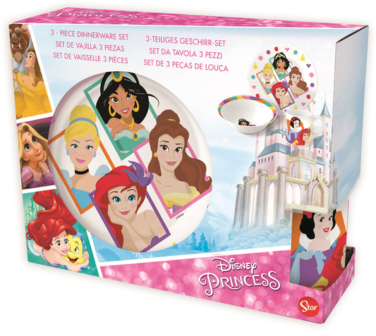 Disney Princesser 3 styks keramik spisesæt