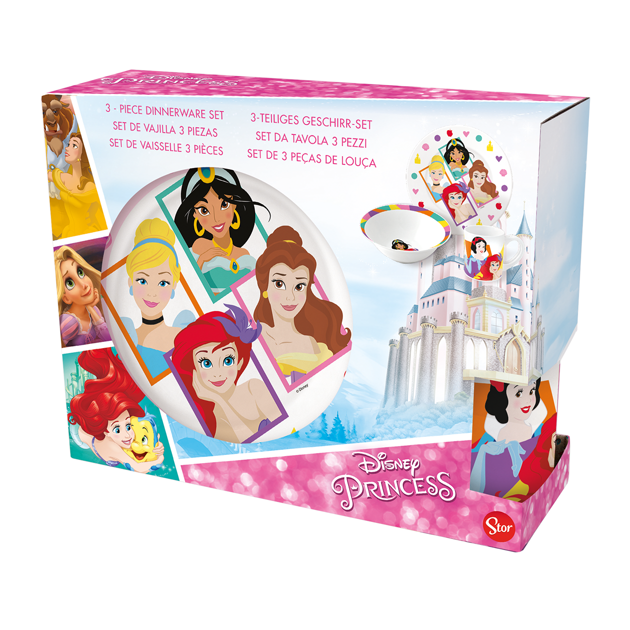 Disney Princesser 3 styks keramik spisesæt