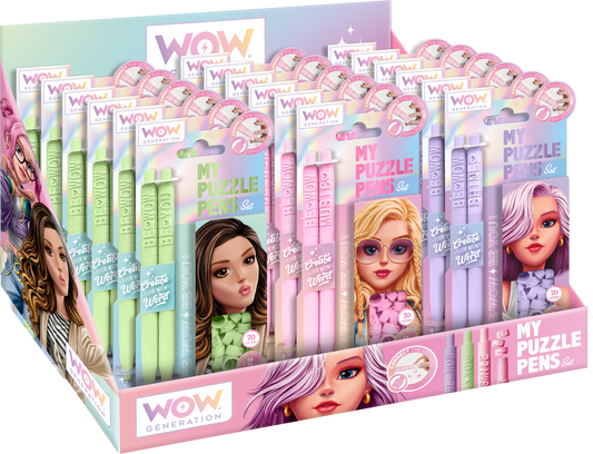 WOW® Generation, My Puzzle Pens (18 set/presentation)