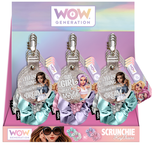 WOW® Generation, Scrunchie nyckelring, 2-delat set