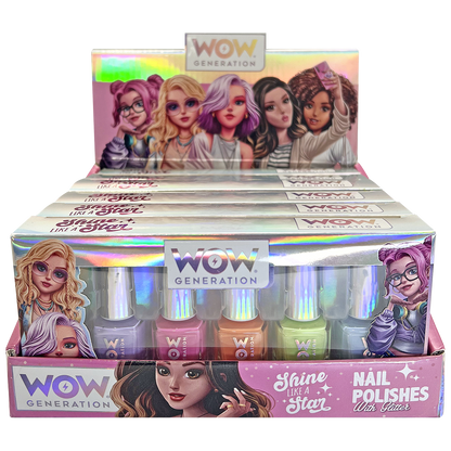 WOW® Generation, Nail polish pack of 5 bottles