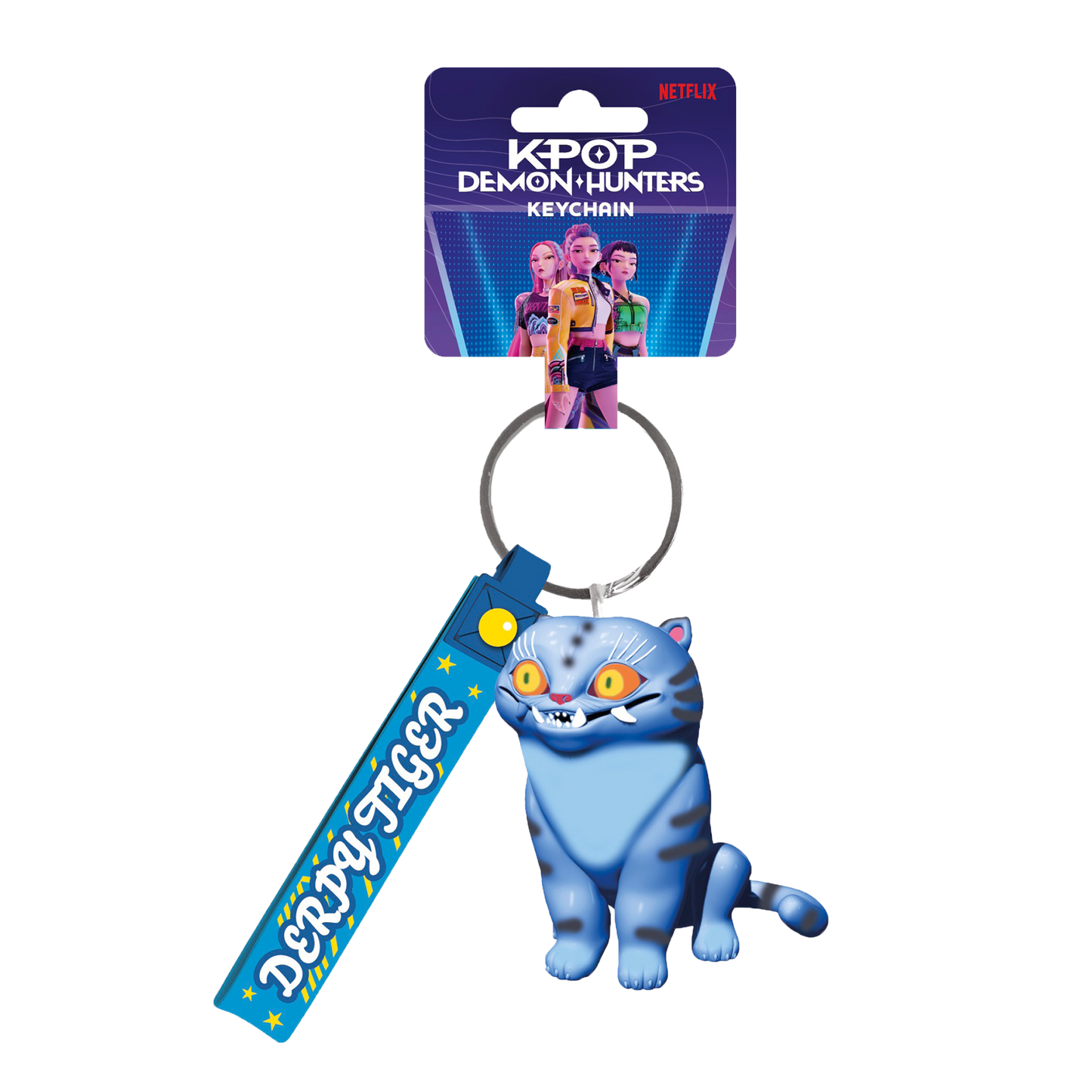 KPop Demon Hunters Double 3D nøglering - Derpy Tiger