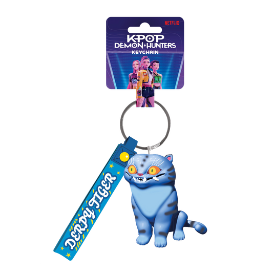 KPop Demon Hunters Double 3D nøglering - Derpy Tiger