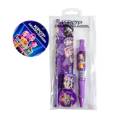 KPop Demon Hunters 5-piece writing set