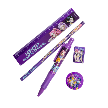 KPop Demon Hunters 5-piece writing set
