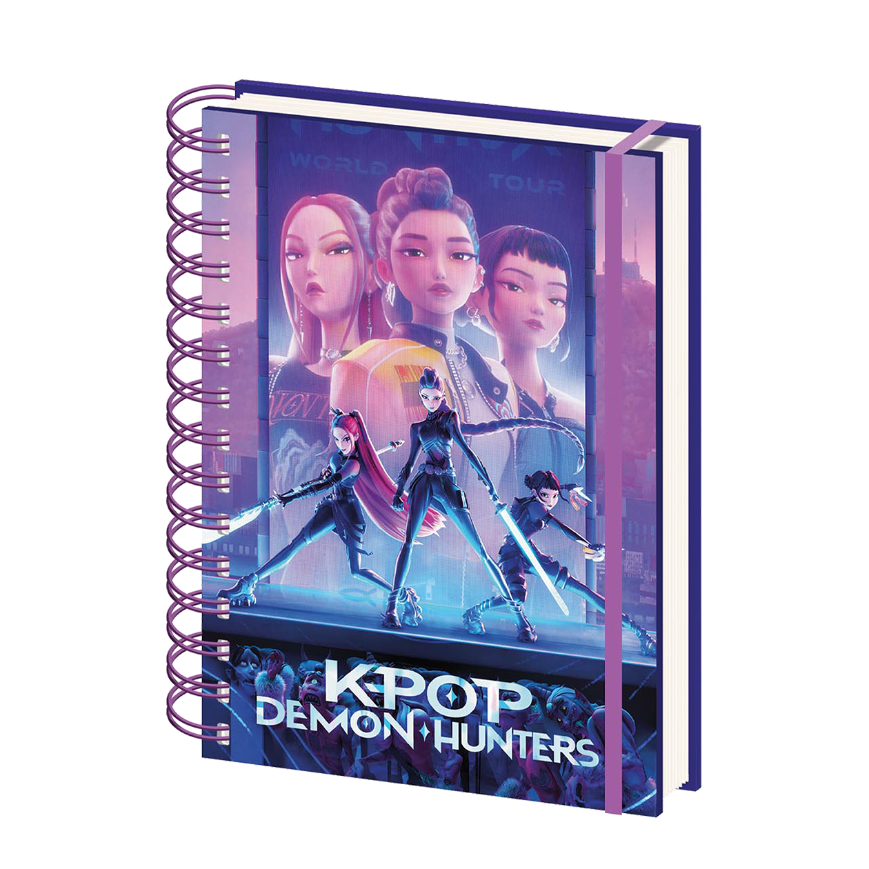 Kpop Demon Hunters A5 notebook 10 pcs/CDU 160p
