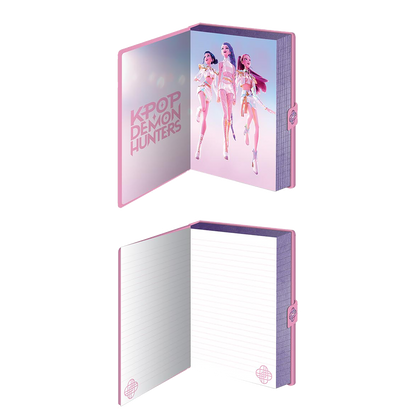 Kpop Demon Hunters Premium notebook with magnetic closure 10 pcs/CDU