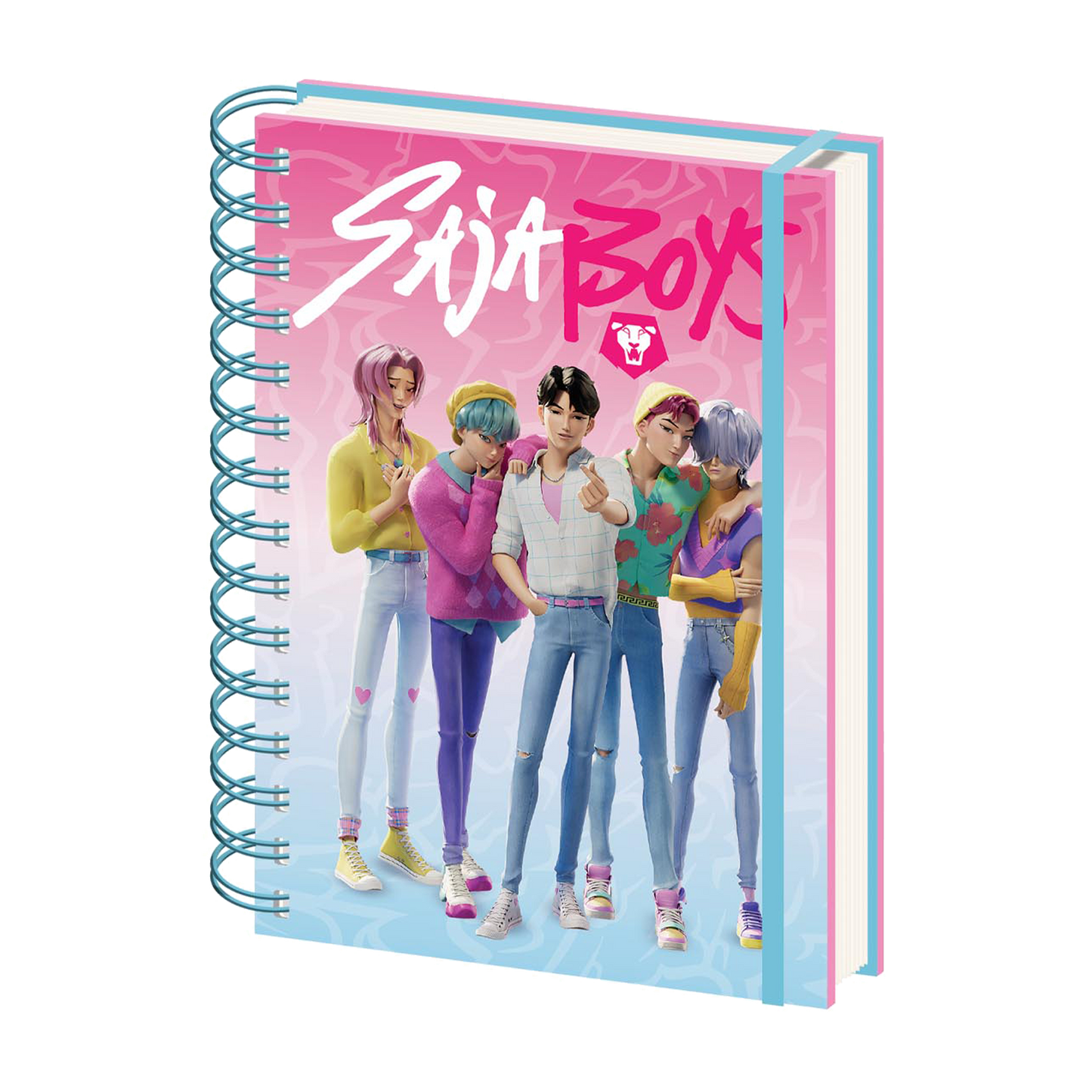 Kpop Demon Hunters A5 notesbog 10 stk/CDU - Saja Boys