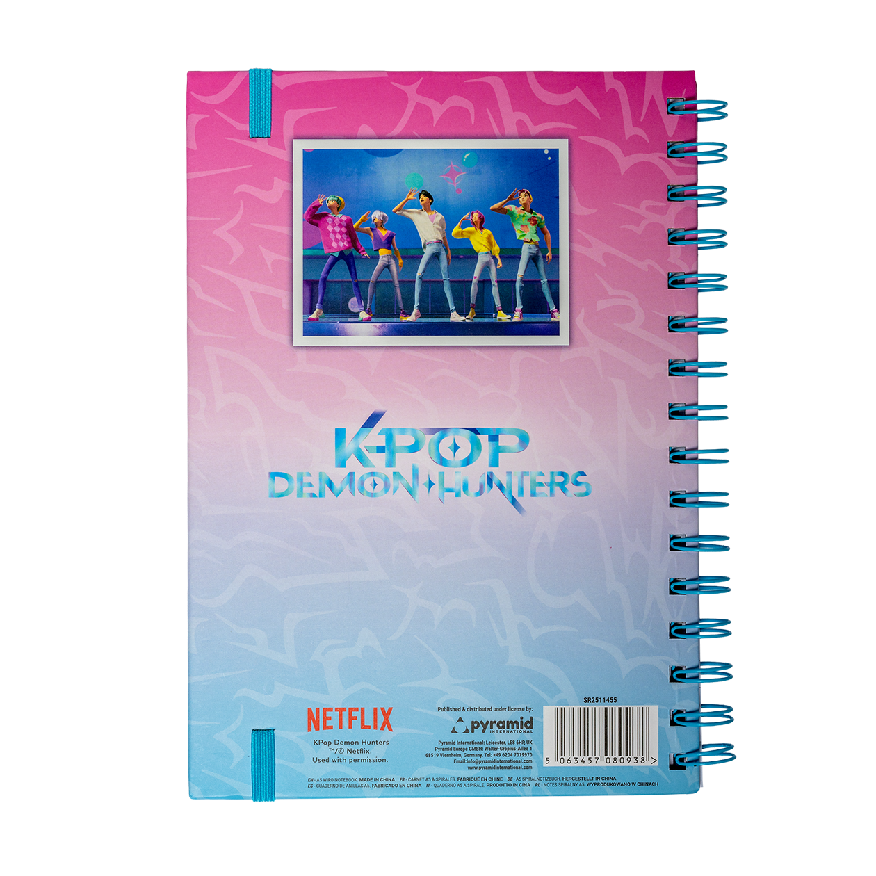 Kpop Demon Hunters A5 anteckningsbok 10 st/CDU - Saja Boys