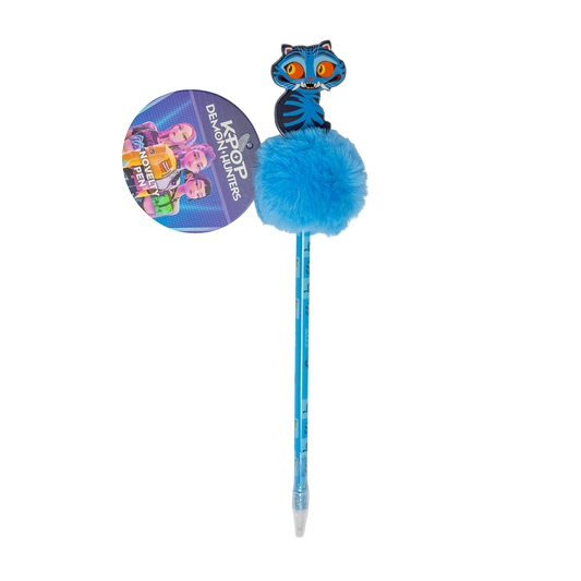 KPop Demon Hunters Pom Pom pen 9 stk/CDU - Derpy Tiger