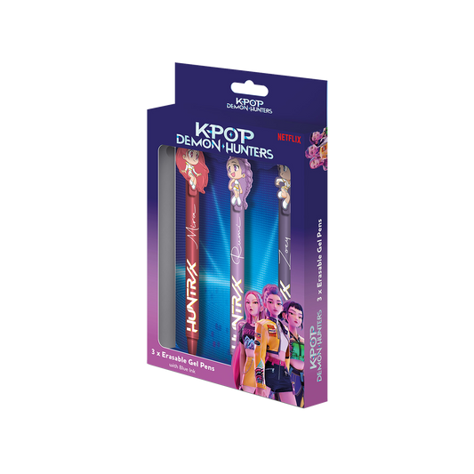 KPop Demon Hunters Erasable Gel Pen 3-Pack