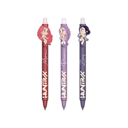 KPop Demon Hunters Erasable Gel Pen 3-Pack